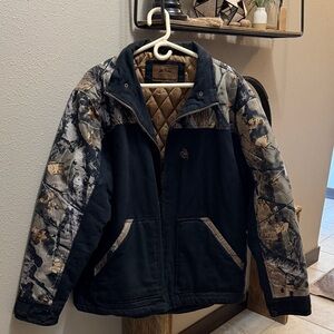 Legendary Whitetails Camouflage and Black Field Jacket